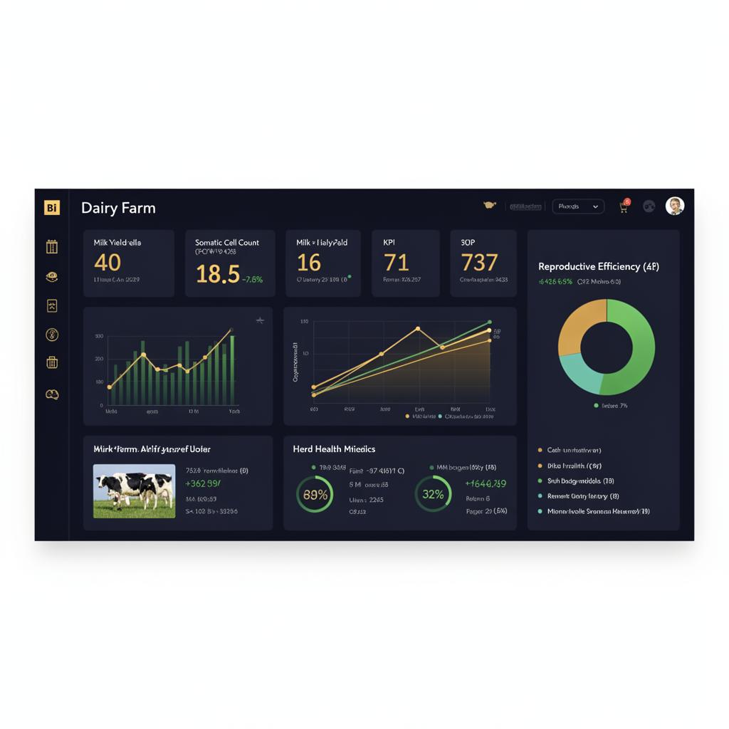 Dairy Analytics Dashboard preview